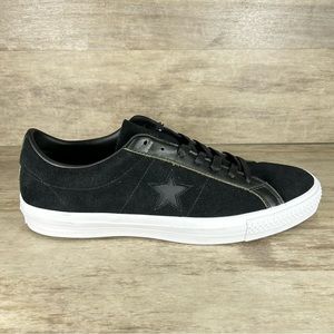 NEW Converse Chuck Taylor One Star Pro Leather Sneaker Black White Men 11